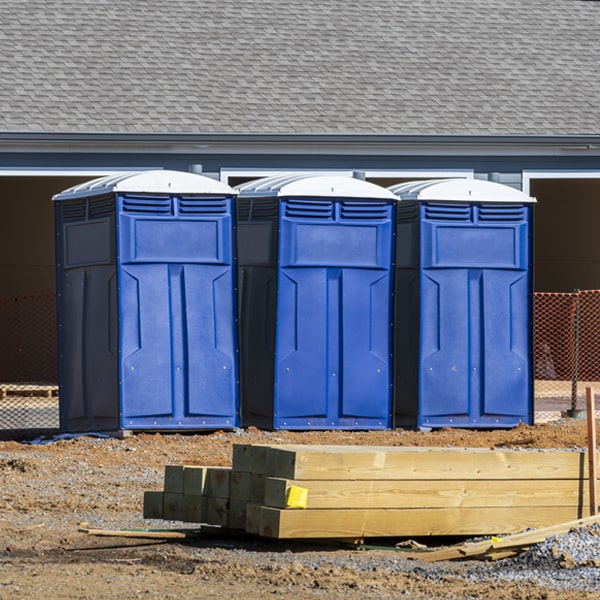 can i customize the exterior of the portable toilets with my event logo or branding in Arcadia KS